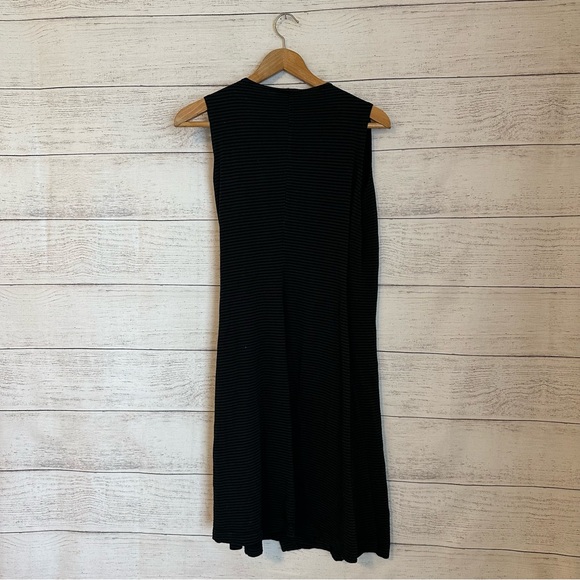 Bryn Walker Stripe Sleeveless Dress Wrap Dress - Picture 6 of 8